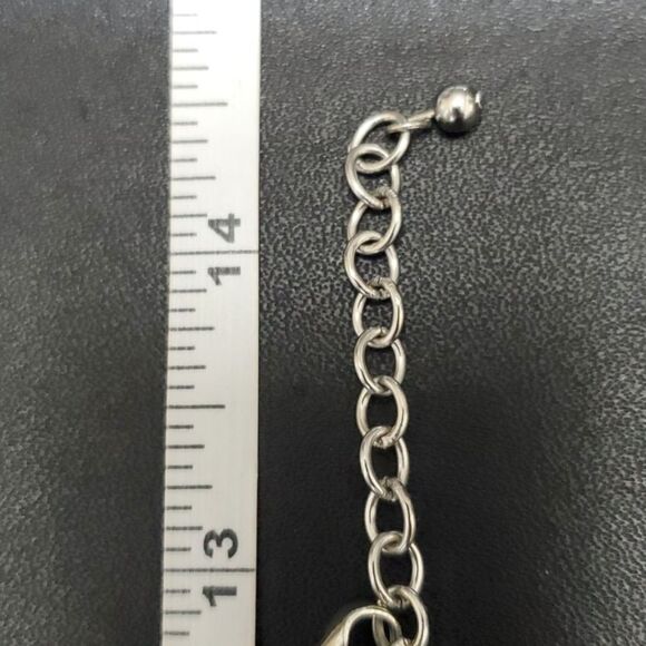 Silver tone elephant and tassel necklace - Picture 8 of 10